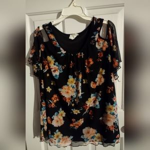 Cold shoulder blouse